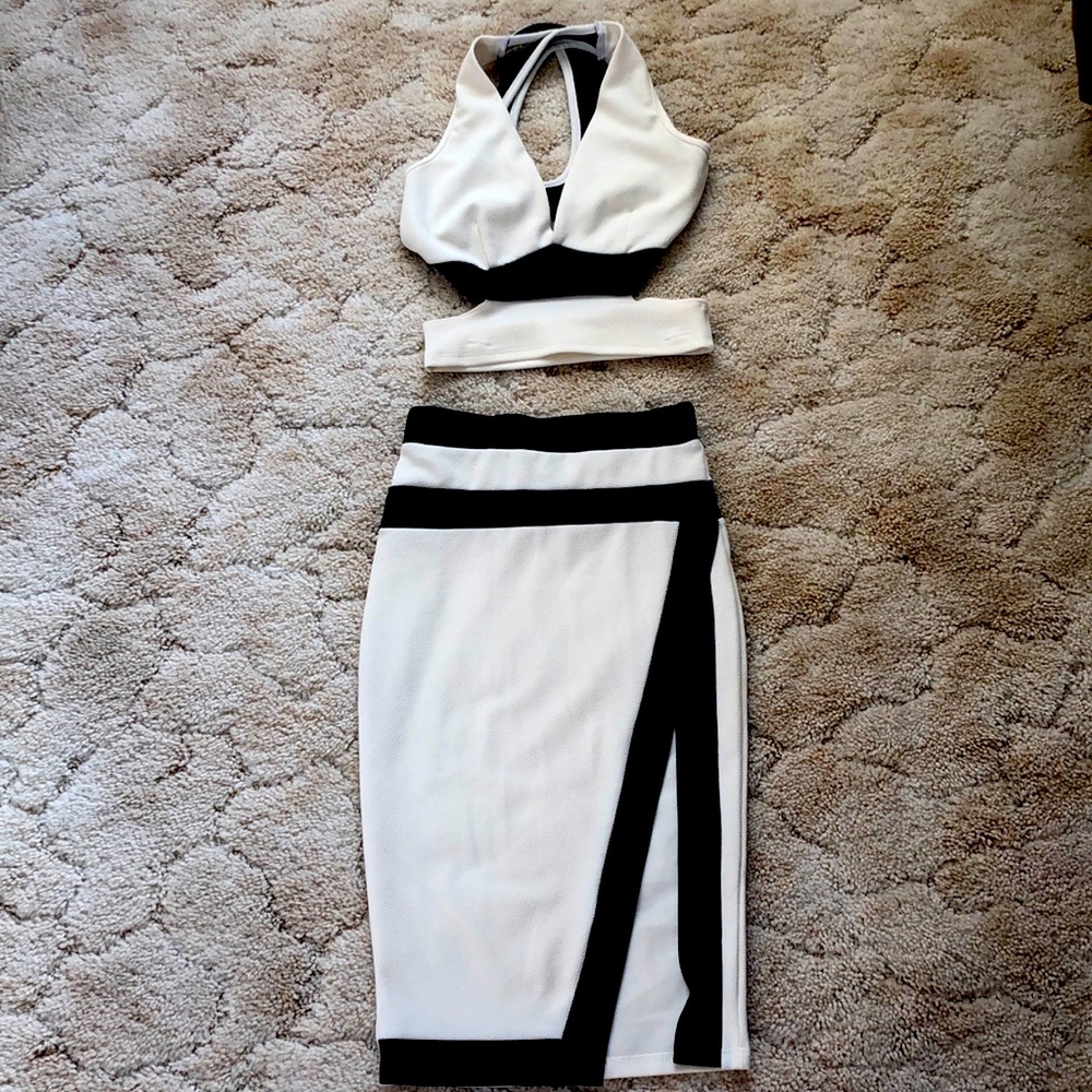 Skirt and top set
